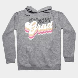 Retro Vibe Class of 2024 Grad Graduation T-Shirt Hoodie